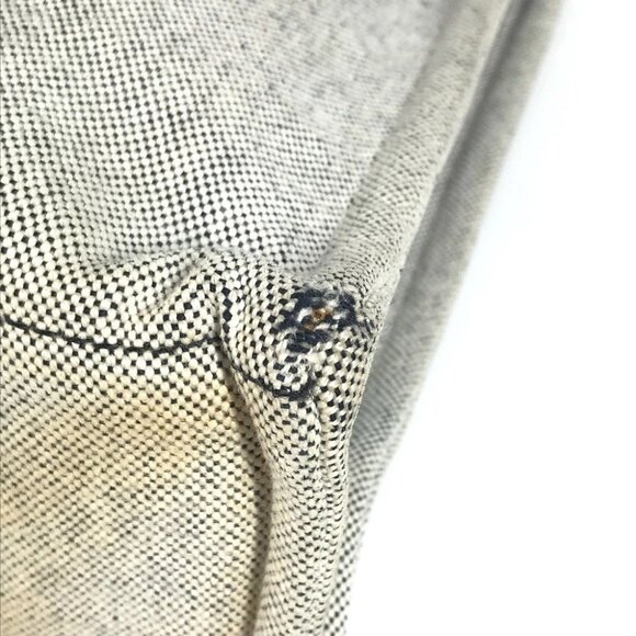 HERMES Sac Arne MM Bag Shoulder Bag Tote Bag Hand Bag cotton Black - Picture 5 of 16